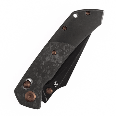 Kansept Fenrir KNFS Exclusive, M390 Blackwash, Shred Carbon K1034VC1 - KNIFESTOCK