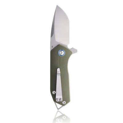 KUBEY Campe Nest Liner Lock Couteau EDC Flipper Manche OD Vert G10 KU203B - KNIFESTOCK
