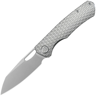 KB Socius Silver Sandblast S90V Sandblast Ti  FRAG Pattern KB300A - KNIFESTOCK