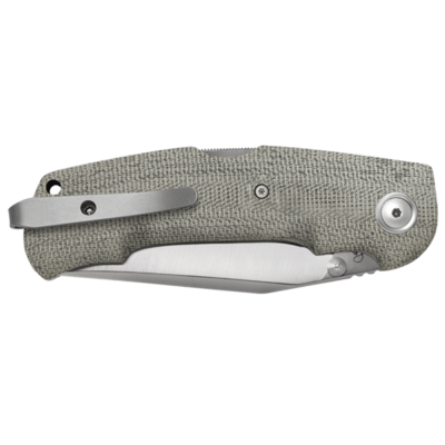 Viper TURN Essential Clip Point Satin M390, Green Canvas Micarta V5988CG - KNIFESTOCK