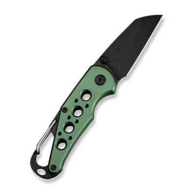 CIVIVI Green Aluminum HandleWith S/S Carabiner And Bottle OpenerBlack Stonewas - KNIFESTOCK