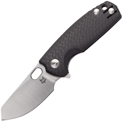 FOX knives FOX/VOX BABY CORE FOLDING KNIFE - M390 SATIN BLADE - CARBON FIBER HANDLE- FX-608 CF - KNIFESTOCK