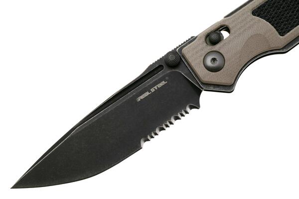 Real Steel Sacra | Black PVD | G10 RE-7711CB - KNIFESTOCK