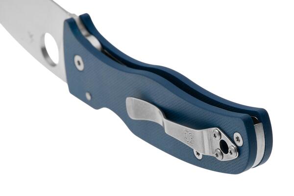 Spyderco BODACIOUS, CPM SPY27, COBALT BLUE G-10 C263GPCBL - KNIFESTOCK