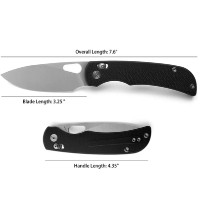 Miguron Moyarl 14c28n blade,Cross-bar lock Micarta handle, MGR-806AWBK - KNIFESTOCK