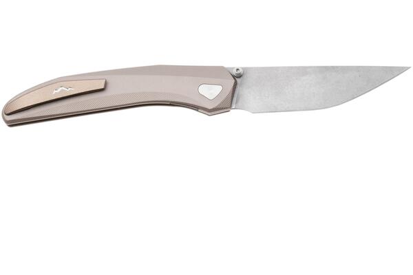 MKM DETONARIO – M390 SW lama - GUNMETAL ANODIZZATO Al manico &amp; CLIP, S/S LINER LOCK, T - KNIFESTOCK