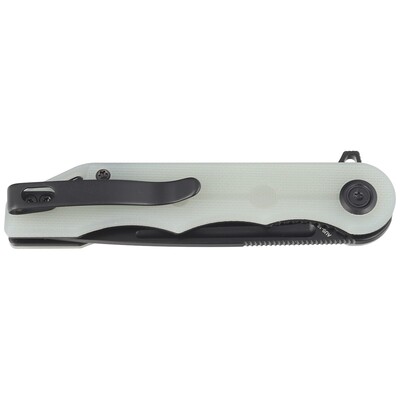 KUBEY Mizo Liner Lock Flipper Folding Knife Jade G10 Handle KU312G - KNIFESTOCK