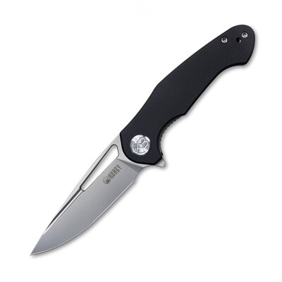 KUBEY Dugu Liner Lock Folding Knife Black G10 Handle KU210E - KNIFESTOCK