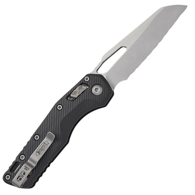 Microtech MSI® S/E Fluted G-10 Must Kivipesu Täielikult Saagjas 210-12FLGTBK - KNIFESTOCK