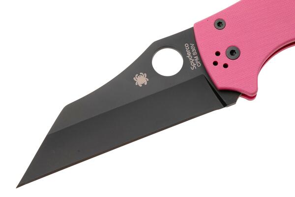 Spyderco YoJumbo Pink G-10 Black Blade SPRINT C253GPNBKP - KNIFESTOCK