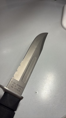 Herbertz Herbertz nóż na pas, ostrze Bowie, AISI 420, uchwyt Kraton 117618 - KNIFESTOCK