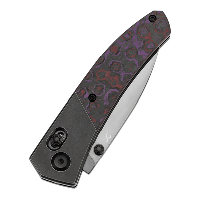 Kansept Dako Mirror DLC CPM S35VN  Blackwash Titanium, Fatcarbon Crosbar lock K1101V3  - KNIFESTOCK