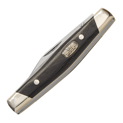 Buck Cadet Ebony Wood 420HC BU-0303BRS2-B - KNIFESTOCK