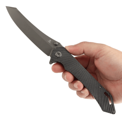 Tenable Colibri Tech Gray TiCn Coated Nitro V Liner Lock T1060A2 - KNIFESTOCK