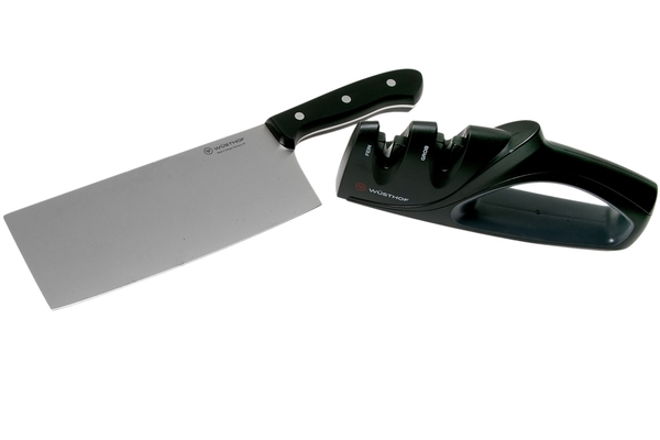 Wüsthof Sada Čínský kuchařský nůž GOURMET 18 cm + Brousek 9282 1125060204 - KNIFESTOCK