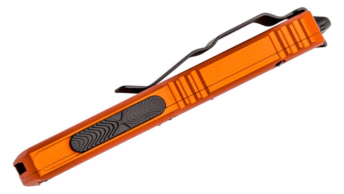 Microtech UTX-85 D/E BLACK STANDARD ORANGE 232-1OR - KNIFESTOCK