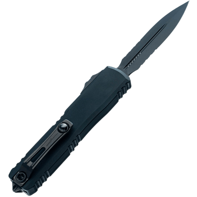 Microtech ULTRATECH GEN III ZBP D/E DLC PART SERRATE SHADOW 1122-2DLCTSH - KNIFESTOCK