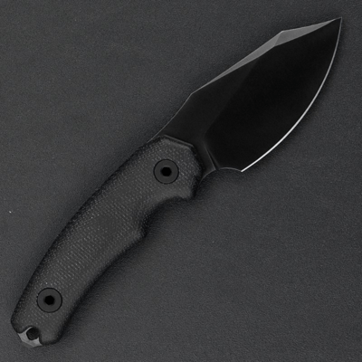 Kunwu STIFFY D. Black Micarta, VANADIS 4 DLC - KNIFESTOCK