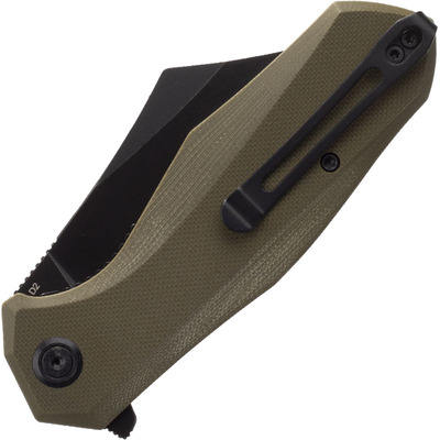 KUBEY Echo Nest Liner Lock Flipper Knife Green G10 Handle KU329B - KNIFESTOCK