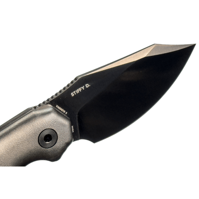 Kunwu STIFFY D. KNFS Limited Edition 50pcs VANADIS 4 DLC + DLC Orange Peel Titanium - KNIFESTOCK