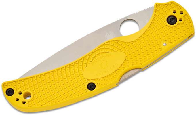 Spyderco Native Chief Salt Yellow Lightweight CPM MagnaCut Reveal 14 C244PYL - KNIFESTOCK