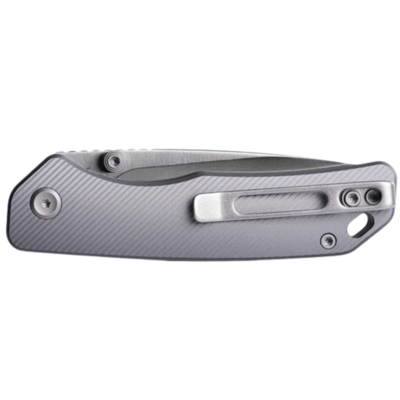 Vosteed Marten 154CM Satin Gray Aluminum A1601 - KNIFESTOCK