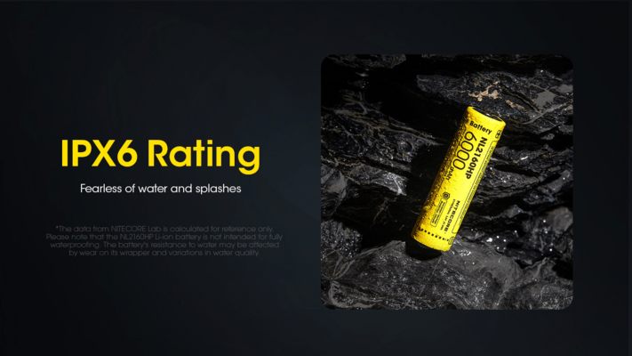 Nitecore NL2160 21700 Rechargeable Li-ion Battery – 6000mAh - KNIFESTOCK