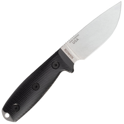 ESEE Knives Model 3 S35VN 3D Black G10 survival knife 3PM35V-001 black sheath + belt clip 3PM35V-001 - KNIFESTOCK