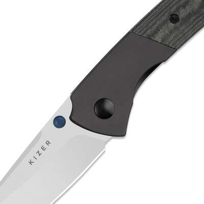 Kizer Spitfire 14C28N Aluminum+Micarta V3690A1 - KNIFESTOCK