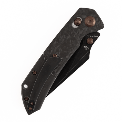 Kansept Fenrir KNFS Exclusive, M390 Blackwash, Shred Carbon K1034VC1 - KNIFESTOCK