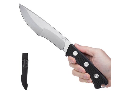 ANV Knives ANVP500-006 P500 Sleipner Leather Sheath Black - KNIFESTOCK