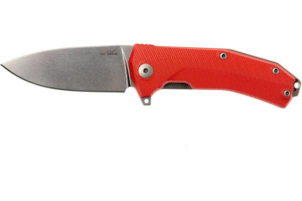 Lionsteel Liner Lock Sleipner Blade, ORANGE  G10 handle, IKBS KUR OR - KNIFESTOCK