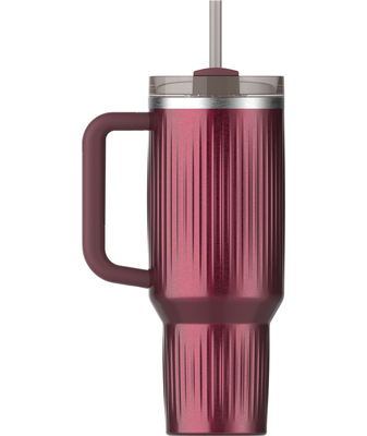 Stanley  The Quencher/Cup H2.0 Fluted Tumbler 1180 ml/40oz Garnet Shine 10-13002 - KNIFESTOCK