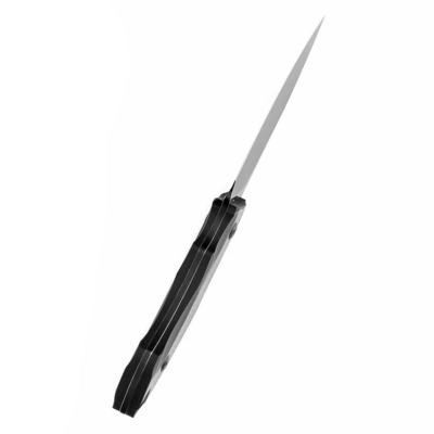 TENABLE Luccio Blackwash 14C28N Fixed Blade G007A6 - KNIFESTOCK