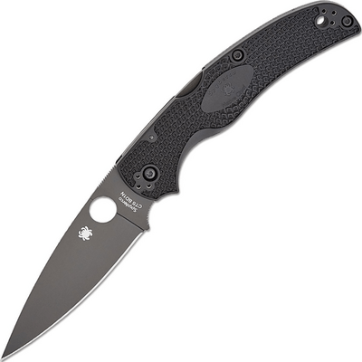 Spyderco Native Chief Black Lightweight Black Blade Reveal 13 C244PBBK - KNIFESTOCK