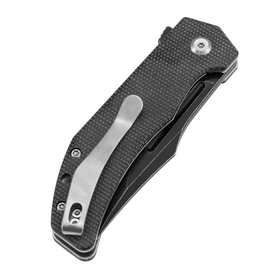 Tenable Knives Orion Blackwash 14C28N, Svart Micarta - KNIFESTOCK