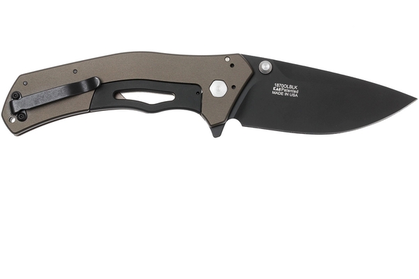 KERSHAW KNOCKOUT - OLIVE/BLACK K-1870OLBLK - KNIFESTOCK