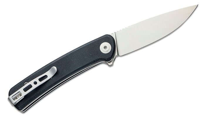 SENCUT Neches Black G10 Handle Satin Finished 10Cr15CoMoV Blade SA09A - KNIFESTOCK