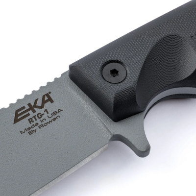 EKA RTG1 Grey Blade, Black G10 Handle  50210 - KNIFESTOCK