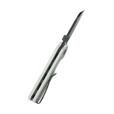 Kubey Boxer Blackwash 14C28N ,White G10 KU407E - KNIFESTOCK