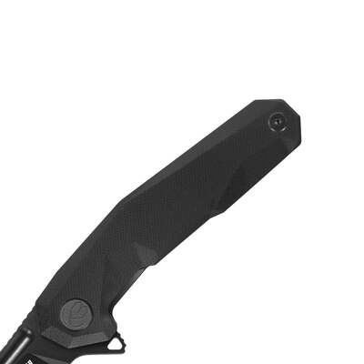 KUBEY Carve Nest Liner Lock Tactical Folding Knife Black G10 Handle KB237D - KNIFESTOCK