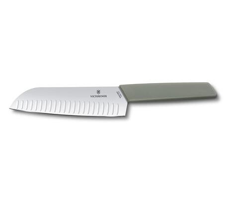 VICTORINOX Swiss Modern Cutlery Block Black, filled with 6 knives 6.7186.66 - KNIFESTOCK