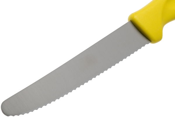 Wüsthof Create Collection Serrated paring knife 10 cm, yellow - KNIFESTOCK