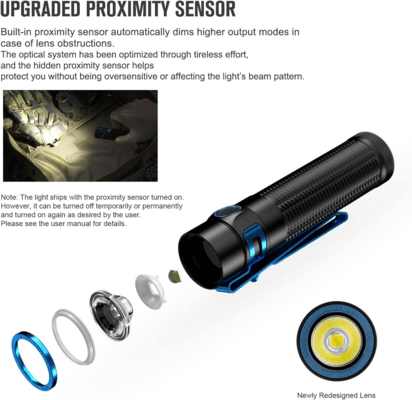 Olight Customized 4000mAh 3.6V 21700 Rechargeable lithium-ion Battery (Included - KNIFESTOCK