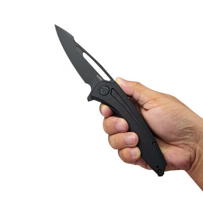 Kubey Merced Folding Knife Black G10 Handle KU345F - KNIFESTOCK