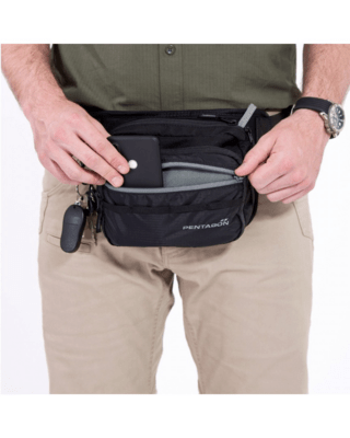 Pentagon Runner Concealment Pouch K17066-01-Black-ONE SIZE - KNIFESTOCK