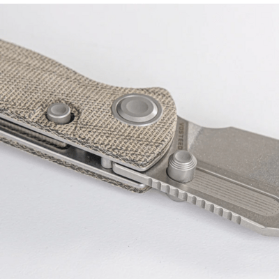 Vosteed Naga S35VN Stonewash Green Norplex UltreX™ Micarta A3902 - KNIFESTOCK