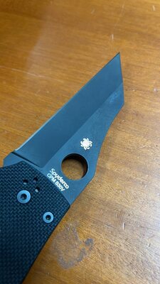 Spyderco YoJumbo G-10 Black C253GPBBK - KNIFESTOCK