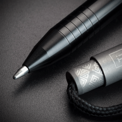 Ocaso BigiDesign Titanium Mini Pen - Black 81TBL - KNIFESTOCK
