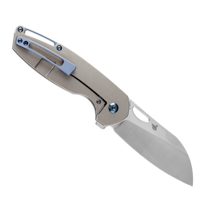 Kansept Model 6 Satin CPM-S35VN Stonewashed Bronze Anodized Titanium handle K1022B5 - KNIFESTOCK